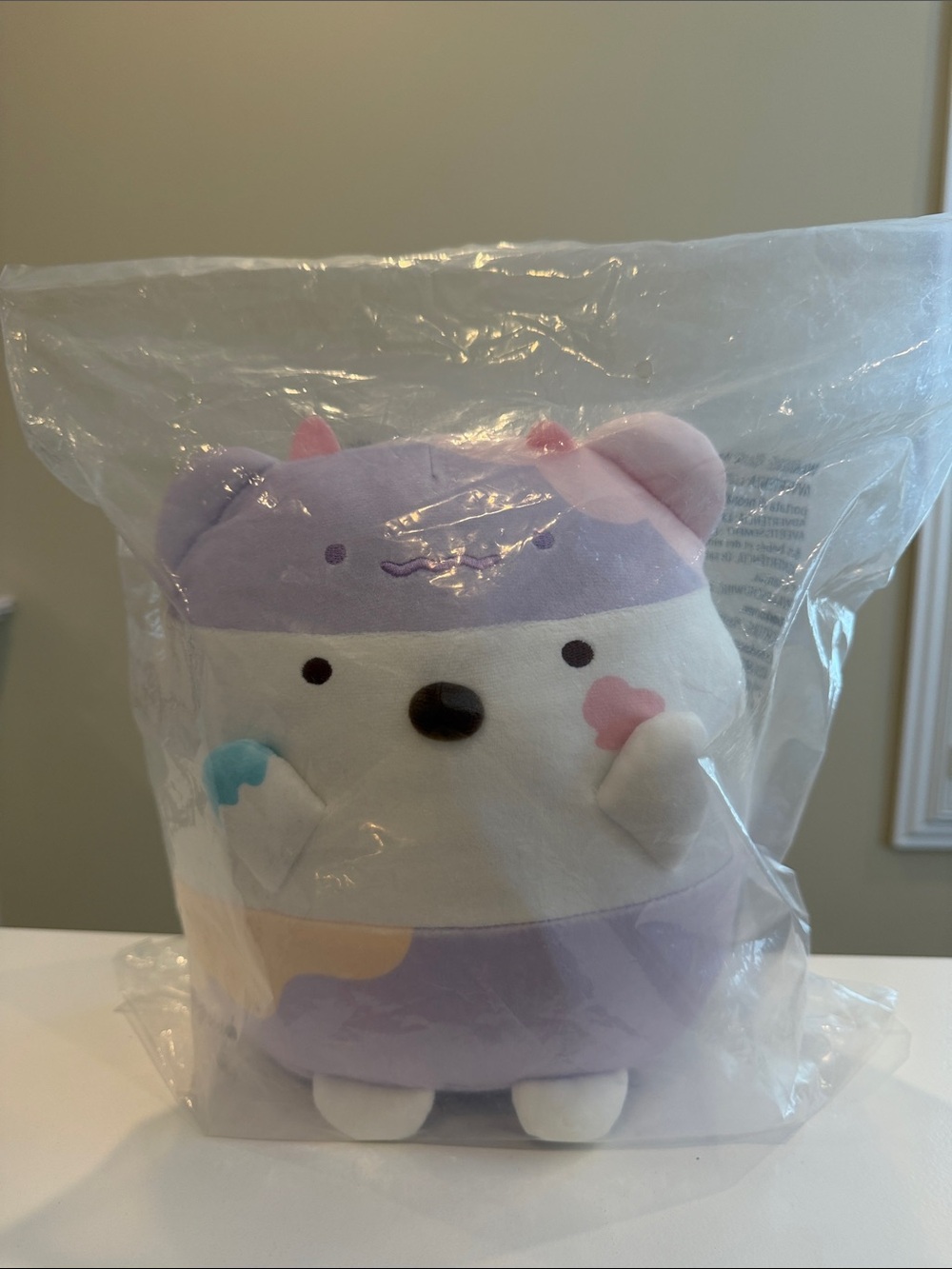 NWT  9” San-X Sumikko Gurashi Ghostly Night Park Series Plush - SHIROKUMA